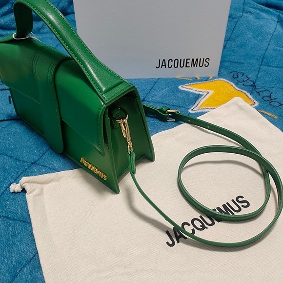 Jacquemus Green Leather Crossbody Bag - Picture 3 of 7